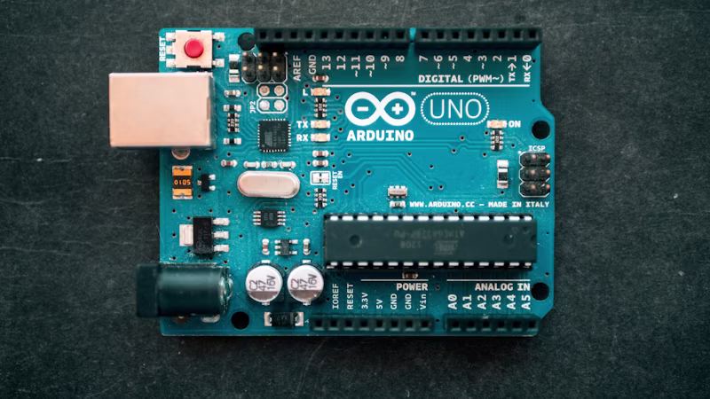Placa electrónica con LEDs para prueba de brillo
